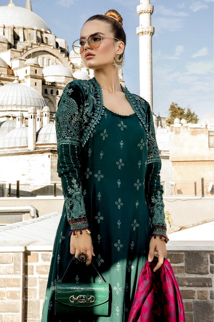 MARIA.B Linen Winter Collection – DL-801-Sea Green