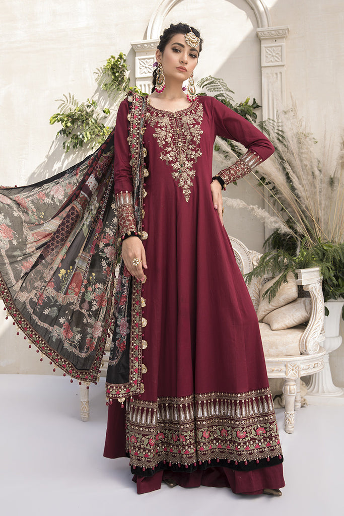 MARIA.B Sateen Collection 2020 – CST-307-Maroon