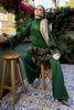MARIA.B Linen Winter Collection 2020 – DL-804-Emerald Green