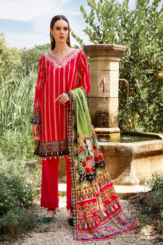 MARIA.B MBasics Lawn Collection – Pink MB-US23-112-B