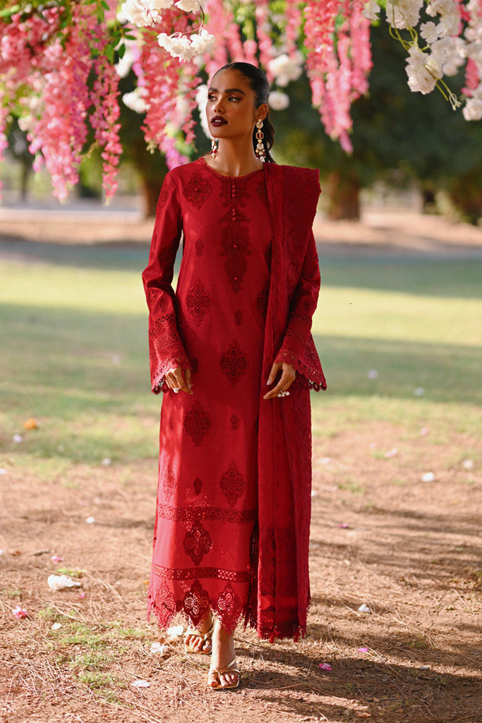 Qalamkar Chikankari Eid Edit Lawn Collection – CF-03  ZARMINA