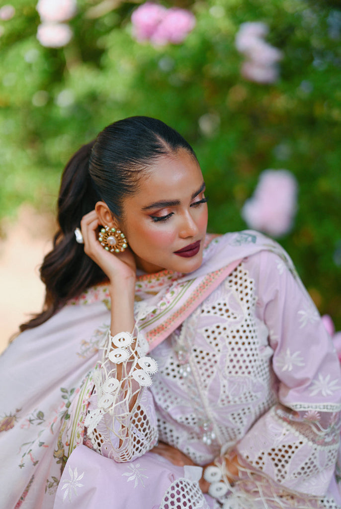 Qalamkar Chikankari Eid Edit Lawn Collection – CF-05  NOVA