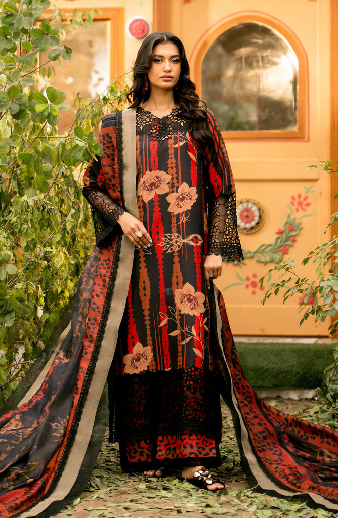 Maryum N Maria Luxury Lawn Collection 2024 – Chione MS24-571