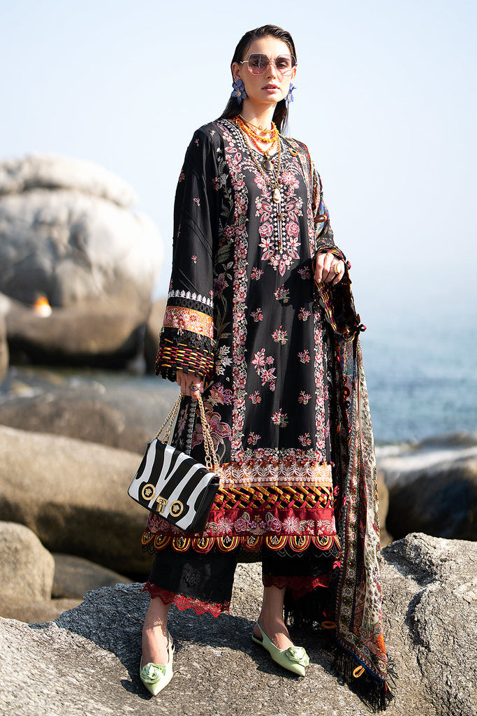 AJR Couture - Abbas Jamil Rajpoot Pret Embroidered Raw silk 4 Piece Suit Elowen
