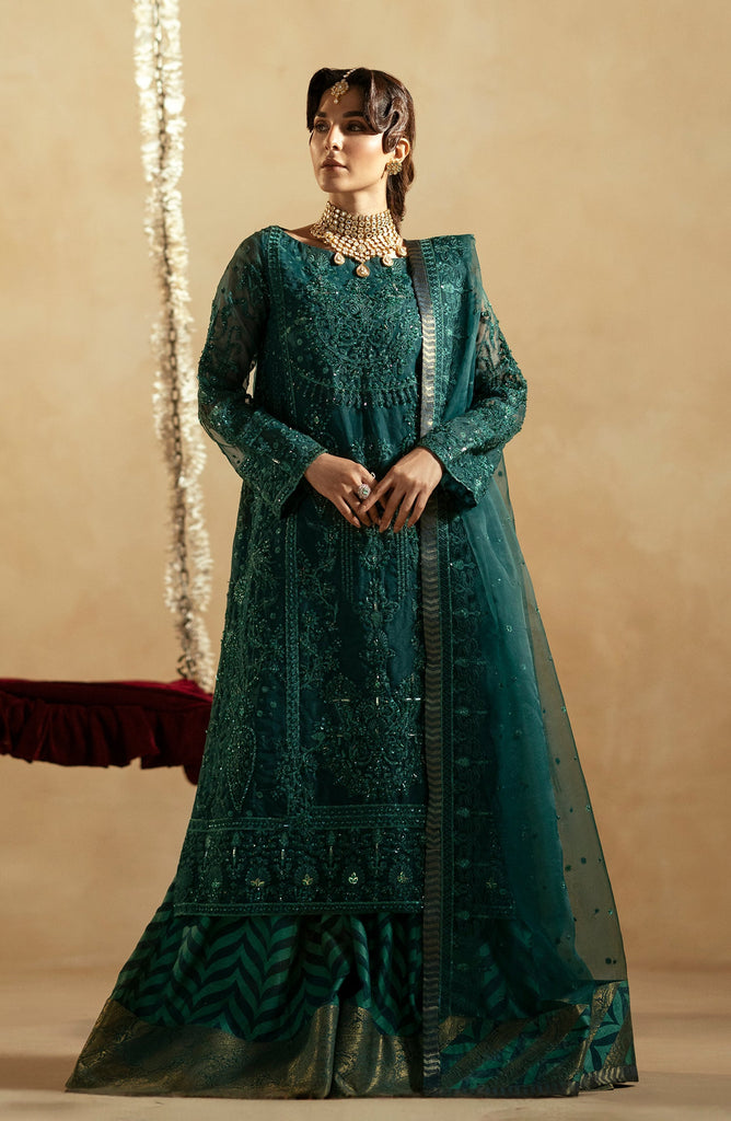 Maryum N Maria Zamani Beghum Luxury Formals – Emerald-MW23-516