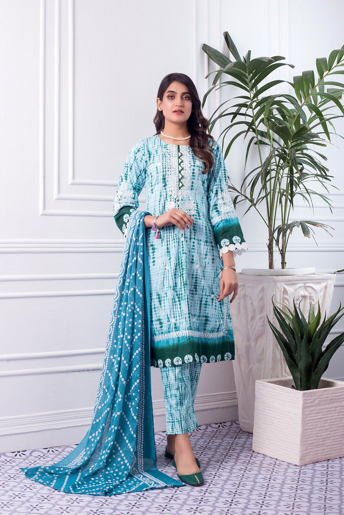Maahru Embroidered Lawn Collection – MAHRU-6