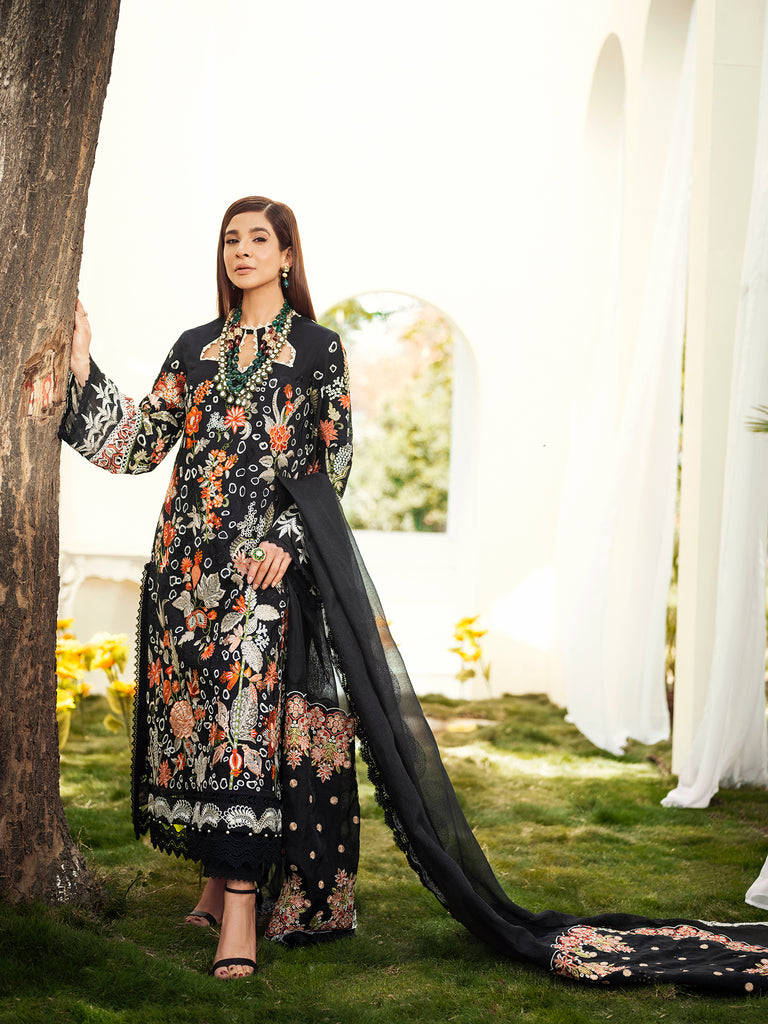 Maryam Hussain Luxury Lawn Collection 2022 – Midnight