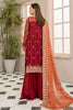 Maryam's Luxury Embroidered Collection (with Handmade Neck) – D-20 Scarlet Desire