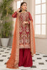 Maryam's Luxury Embroidered Collection (with Handmade Neck) – D-20 Scarlet Desire