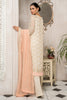 Maryam's Luxury Embroidered Collection (with Handmade Neck) – D-21 Cosmic Latte