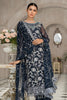 Maryam's Luxury Embroidered Collection (with Handmade Neck) – D-23 Flint smoke
