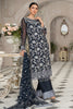 Maryam's Luxury Embroidered Collection (with Handmade Neck) – D-23 Flint smoke