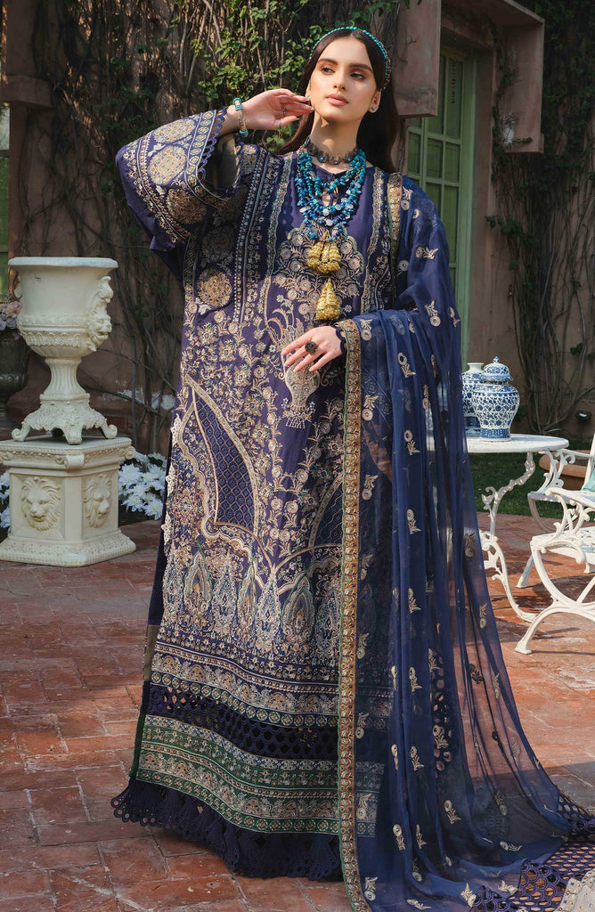 Maryum N Maria Luxury Lawn Collection 2022 – Carnival MLFD-038