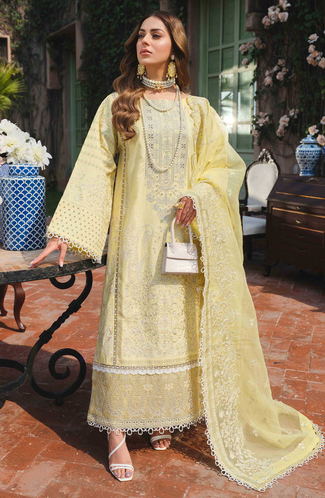 Maryum N Maria Luxury Lawn Collection 2022 – Jasmin MLFD-035