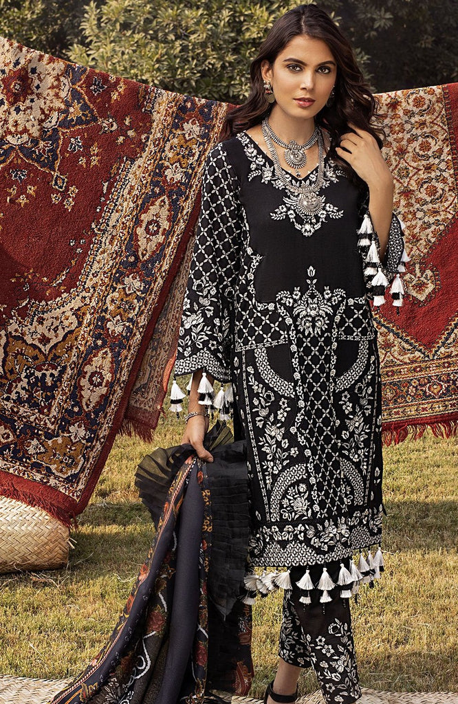 Maya by Nureh Embroidered Khaddar Winter Collection (with Shawl) – MAHBANO NW 08