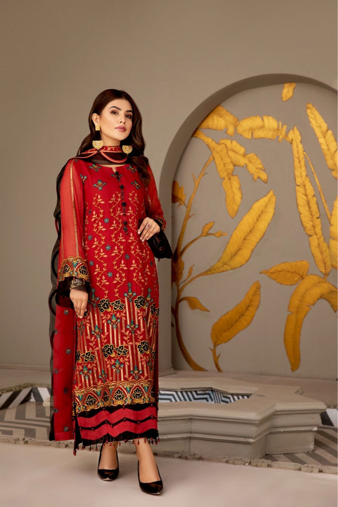 Alizeh Mahyar Embroidered Chiffon Festive Edition – Mayna
