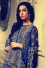Rungrez Fleur d' Amour Embroidered Chiffon Collection - Midnight Grandeur - YourLibaas
 - 1