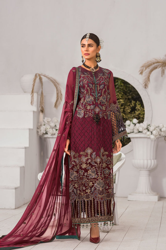 Safeera by Flossie Luxury Chiffon Collection 2021 – Morganite