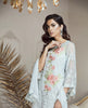 Eshaal Luxury Embroidered Chiffon Collection Vol-4 by Emaan Adeel – Icy Gardenia