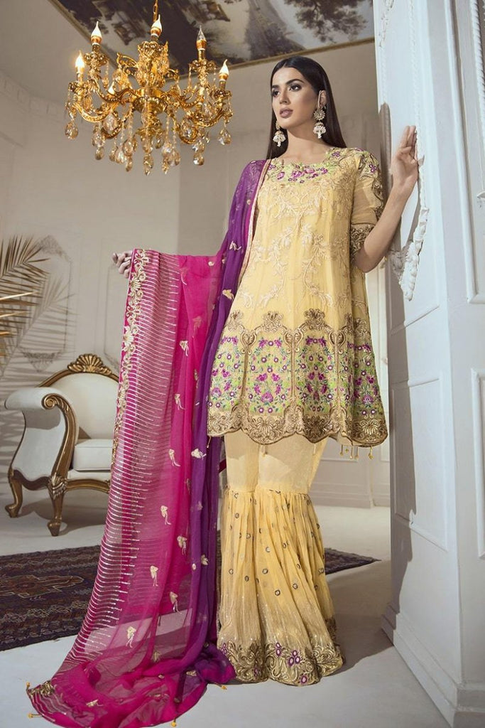 Eshaal Luxury Embroidered Chiffon Collection Vol-4 by Emaan Adeel – Floral Illusions