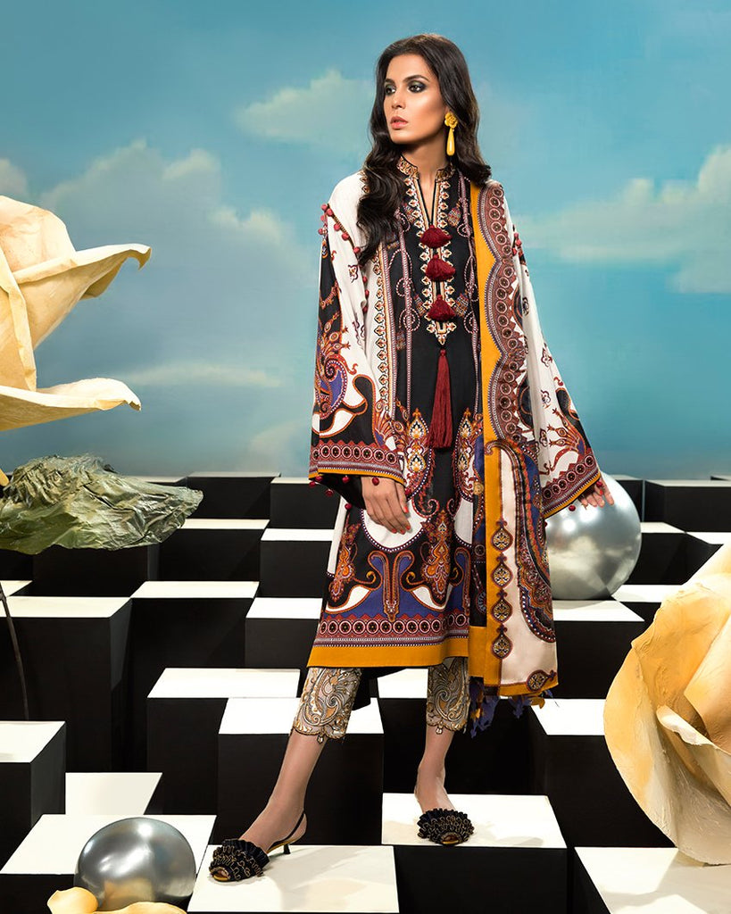 Zaha by Khadijah Shah – 3pc Lawn Collection – Noemie (ZL-17A)