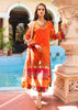 Naushad Imdad Luxury Lawn Collection – Orange Tiger - NI-LL-005