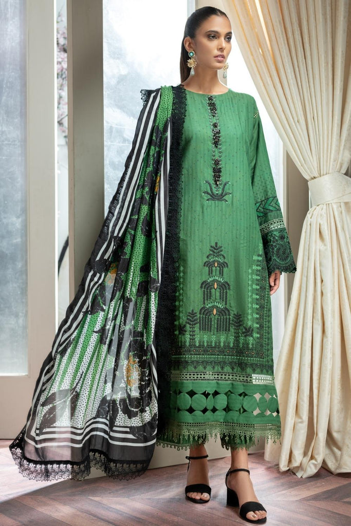 Nisa Hussain x Ittehad Luxury Lawn Collection – LF-NH1-010