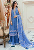 Noor by Saadia Asad · Chiffon Laserkari Collection  – D7-AZUL