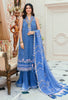 Noor by Saadia Asad · Chiffon Laserkari Collection  – D7-AZUL