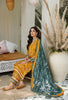 Noor by Saadia Asad Embroidered Prints Woolen Shawl Collection – D1-B-RUST-WOOD