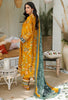 Noor by Saadia Asad Embroidered Prints Woolen Shawl Collection – D1-B-RUST-WOOD