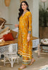 Noor by Saadia Asad Embroidered Prints Woolen Shawl Collection – D1-B-RUST-WOOD