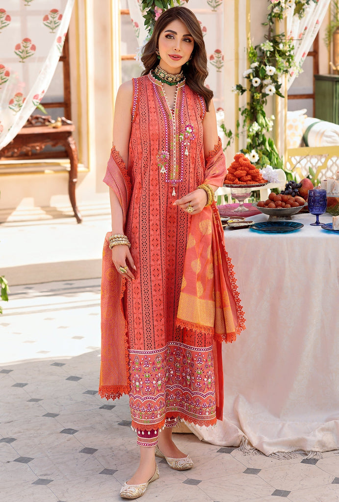 Noor by Saadia Asad Luxury Eid Chikankari Lawn Collection 2022 – D8-A-KHOOBAM