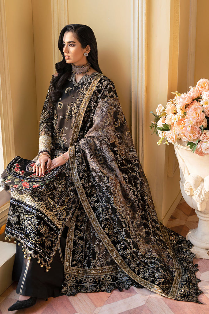 The Royal Palace By Nureh Embroidered Net Suits Unstitched 3 Piece NU23RP NL-47 - Luxury Formal Collection