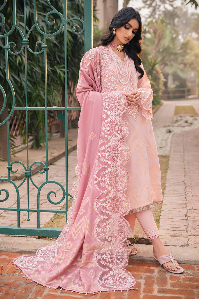 Nureh Maya Jacquard Slub Lawn Collection – NJ-49