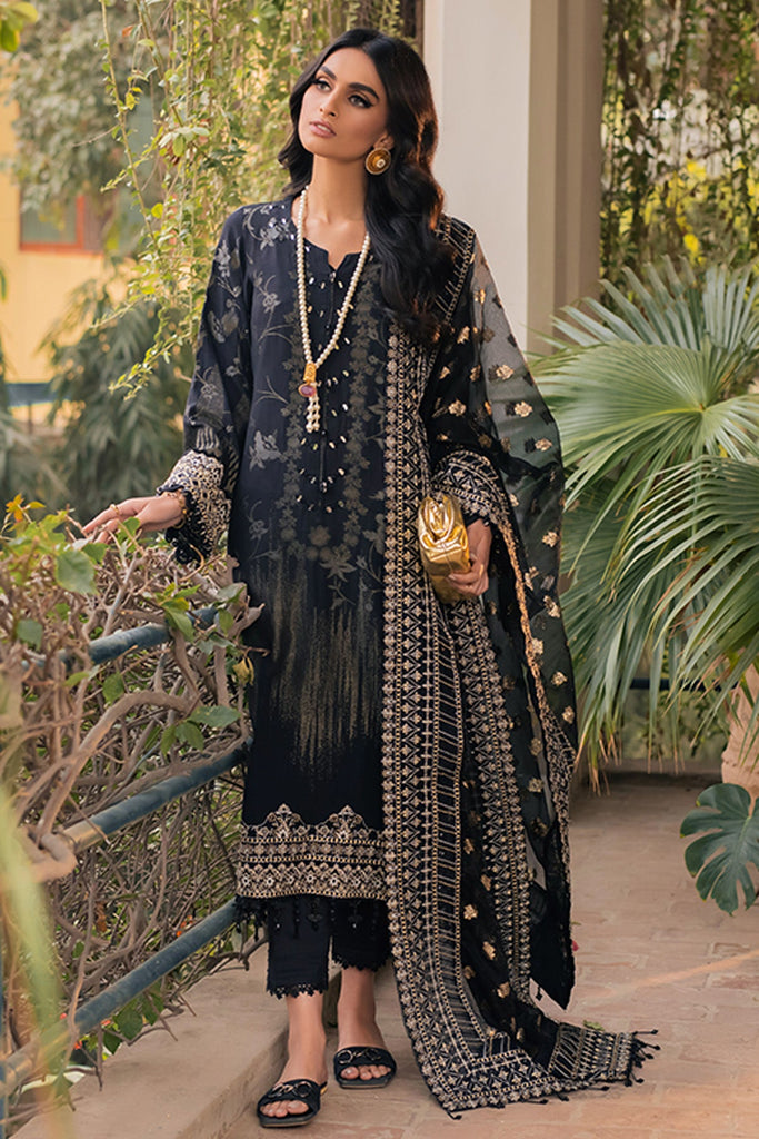 Nureh Maya Jacquard Slub Lawn Collection – NJ-50