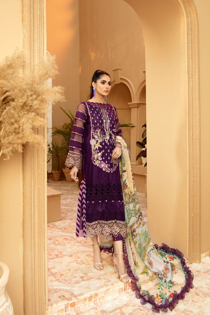 Adan's Libas Schiffli Embroidered Lawn Collection Chapter 2 – Flawless Haze
