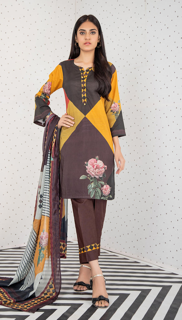 Orchid by Regalia Textiles Printed Lawn Collection – D1