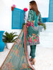 Ormana Lawn Collection · Embroidered Digital Lawn Shirt with Shiffli Dyed Trousers and Printed Chiffon Dupatta – OST-006