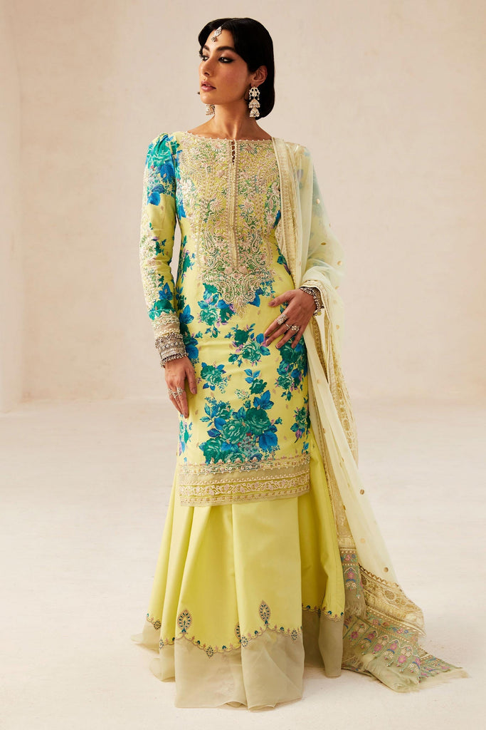 Zara Shahjahan Luxury Lawn Collection 2024 – PHOOL KARI-13A