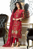 Gul Ahmed Red Premium Embroidered Chiffon PM-112 - YourLibaas
 - 1