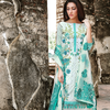 Gul Ahmed Summer 2017 - Sea Green 3 PC Premium Embroidered Chiffon Dress PM-170