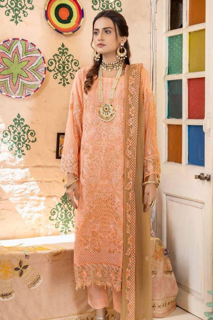 Poshak Mashal Luxury Chiffon Collection 2022 – D-04