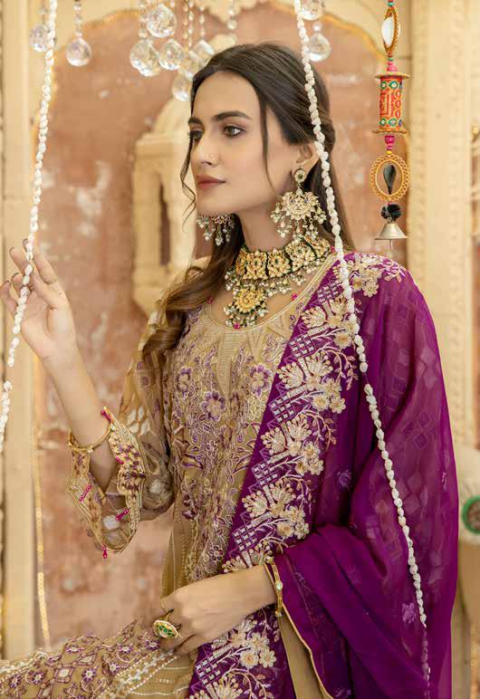 Poshak Mashal Luxury Chiffon Collection 2022 – D-02