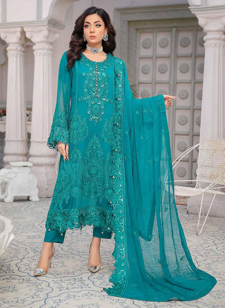 Poshak Mehrab Luxury Chiffon Collection – D-3
