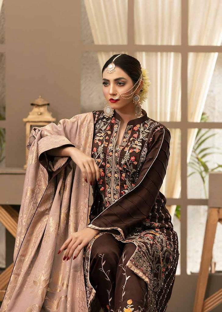 Poshak Viscose Embroidered Collection – D-084