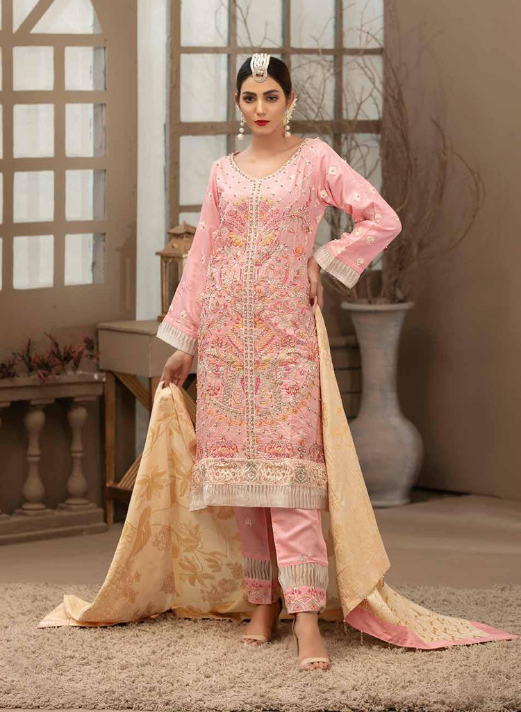 Poshak Viscose Embroidered Collection – D-085