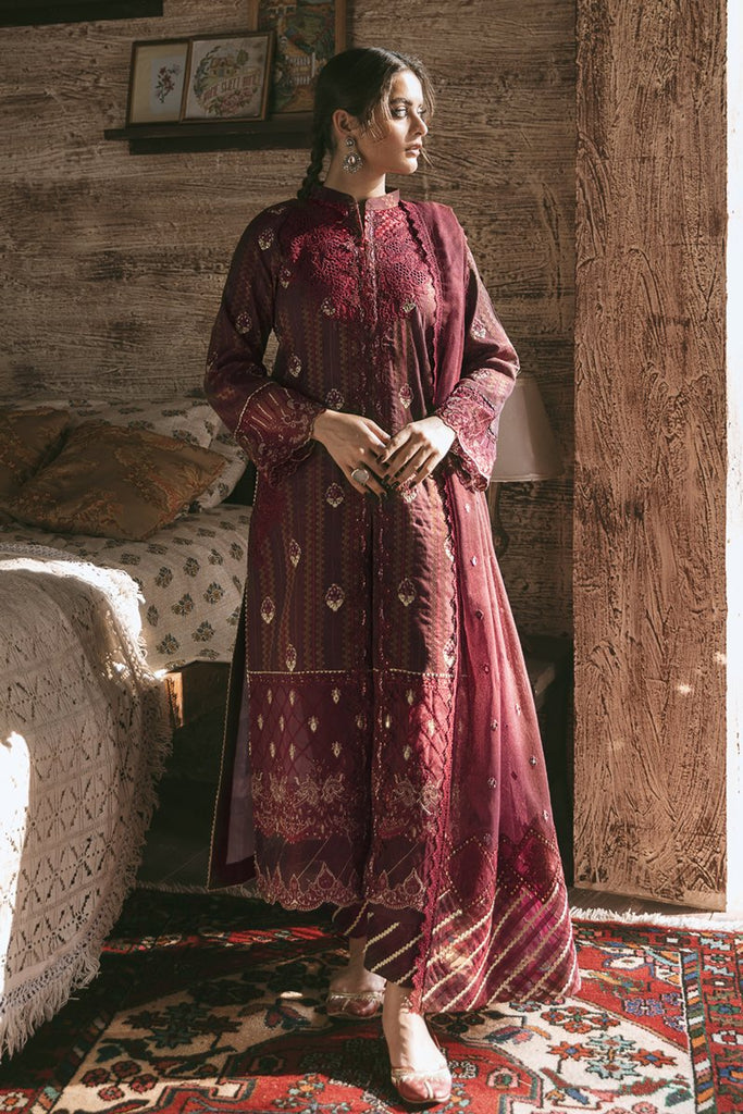 Qalamkar Embroidered Winter Collection with Shawl – KK-04
