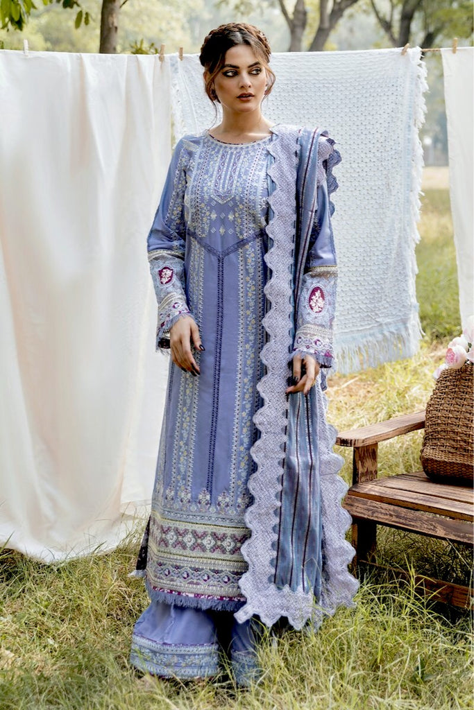 Qalamkar Embroidered Winter Collection with Shawl – KK-09