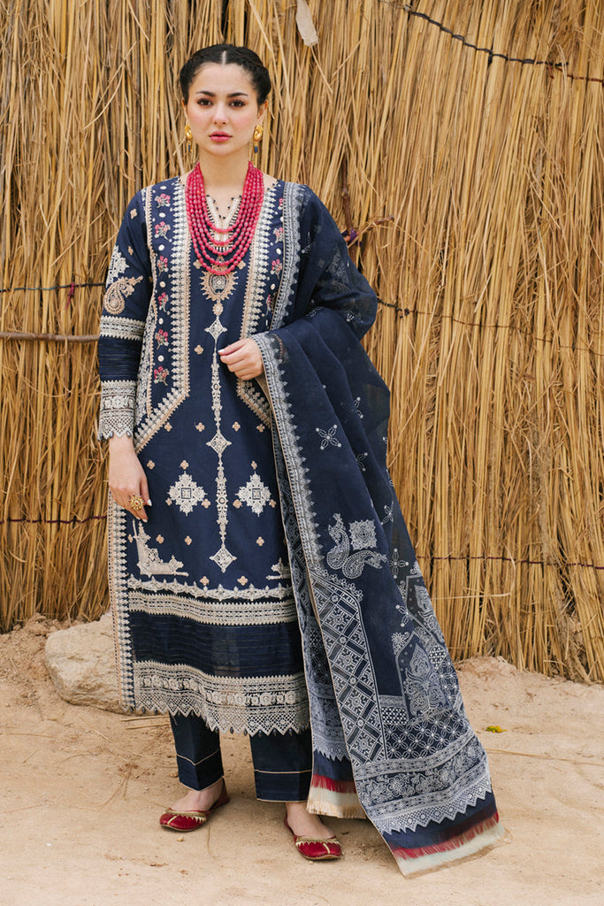 Qalamkar Marahil Luxury Lawn Collection 2022 – RUA